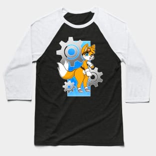 Tails the Fox - Technic Baseball T-Shirt